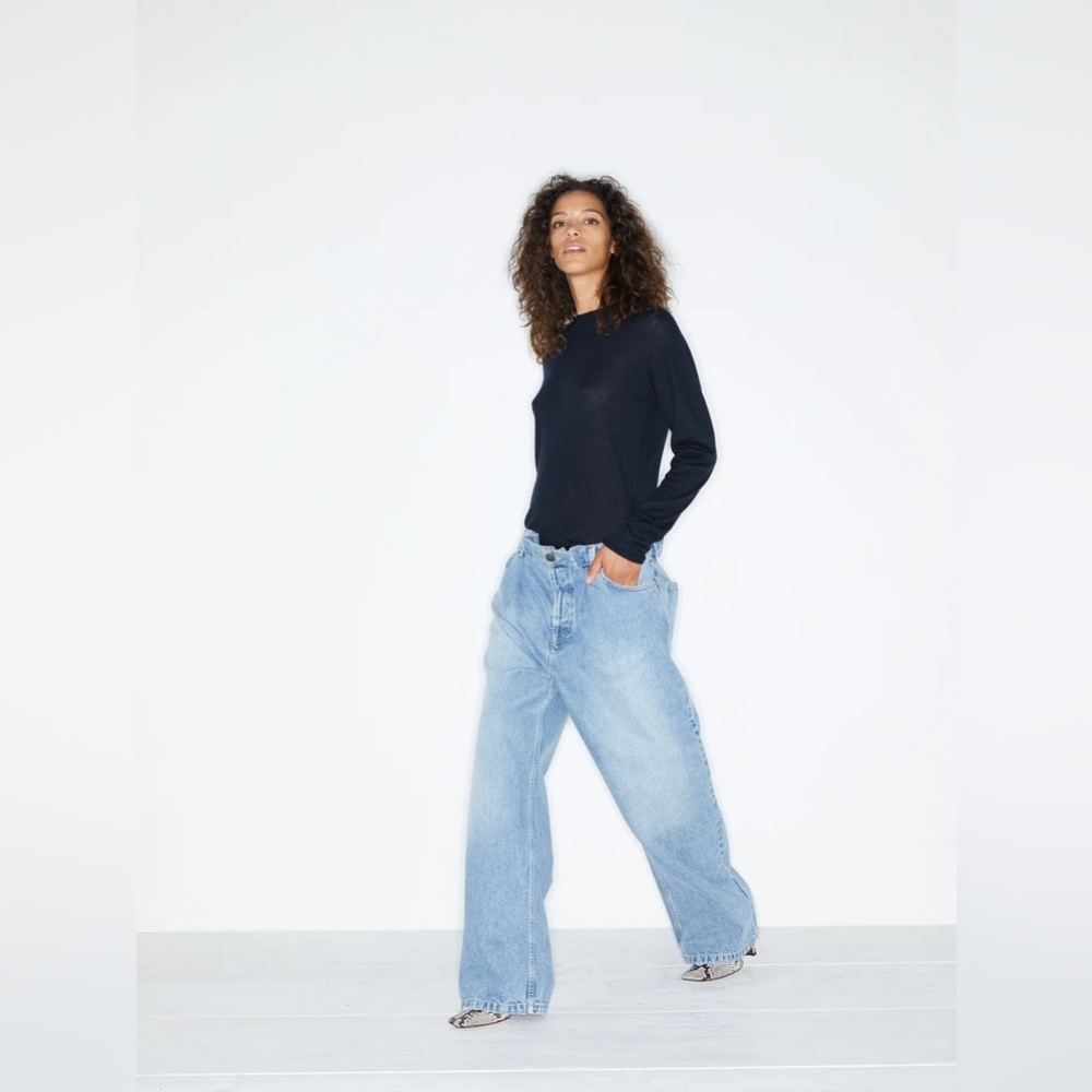 RAEY Light Blue Baggy Dad Jeans SZ 30